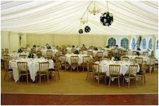 Marquee on Bleak House garden