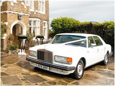 Rolls Royce wedding car
